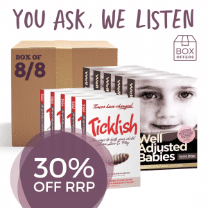30% off - Well Adjusted Babies (8 copies) + Ticklish (8 copies)